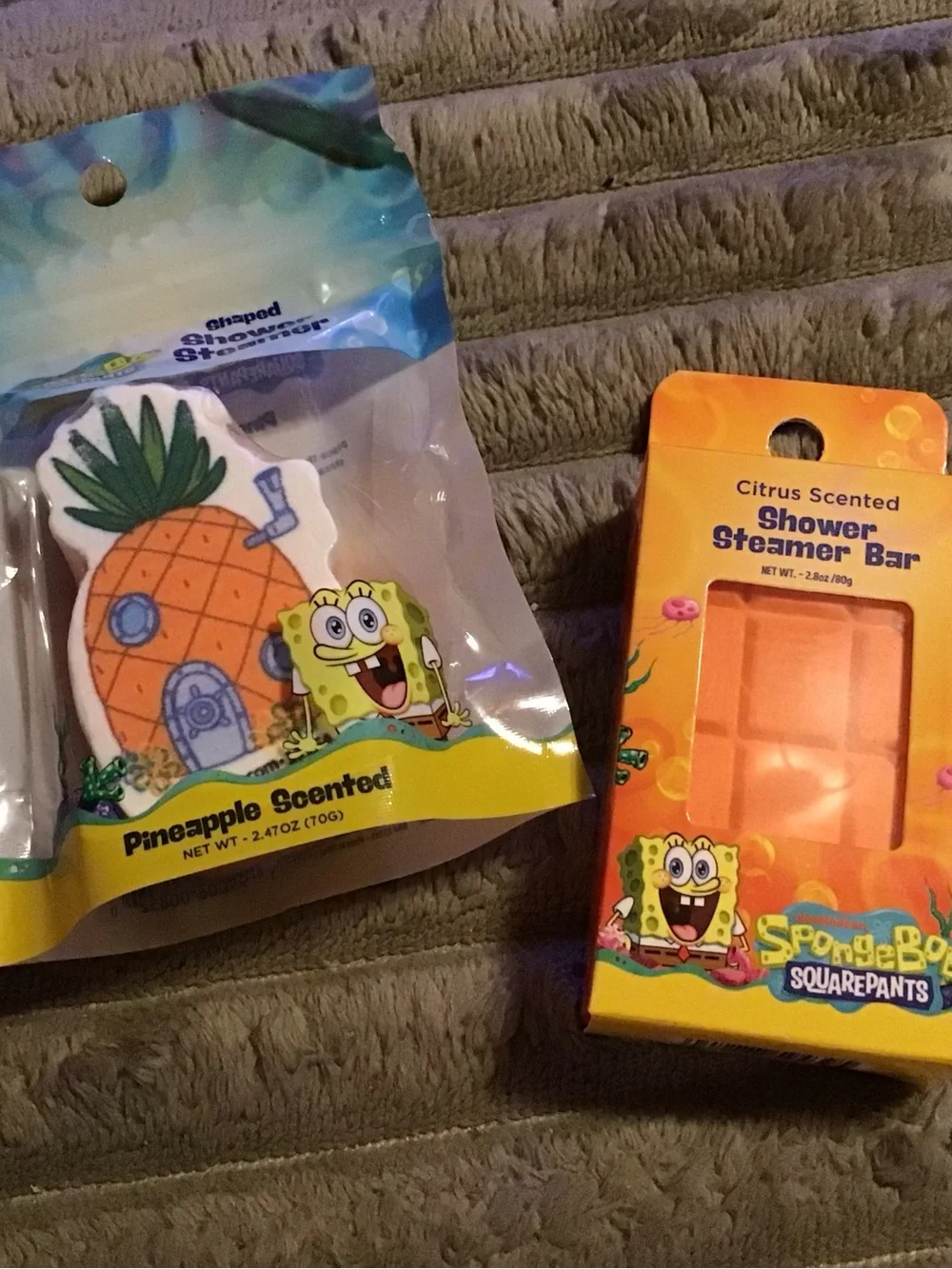 SpongeBob SquarePants Pineapple & Citrus Scented Shower Steamers - Yellow/Orange
